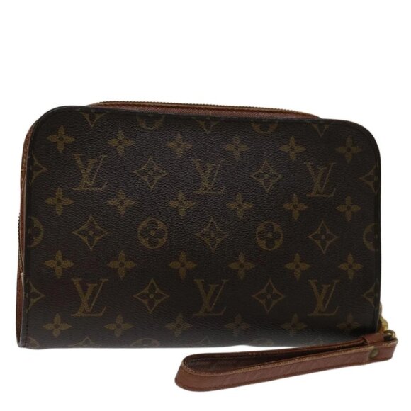 LOUIS VUITTON Monogram Orsay Clutch Bag M51790 LV Auth 68962 - Picture 1 of 13